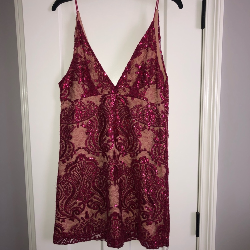 Free People NWT raspberry dress